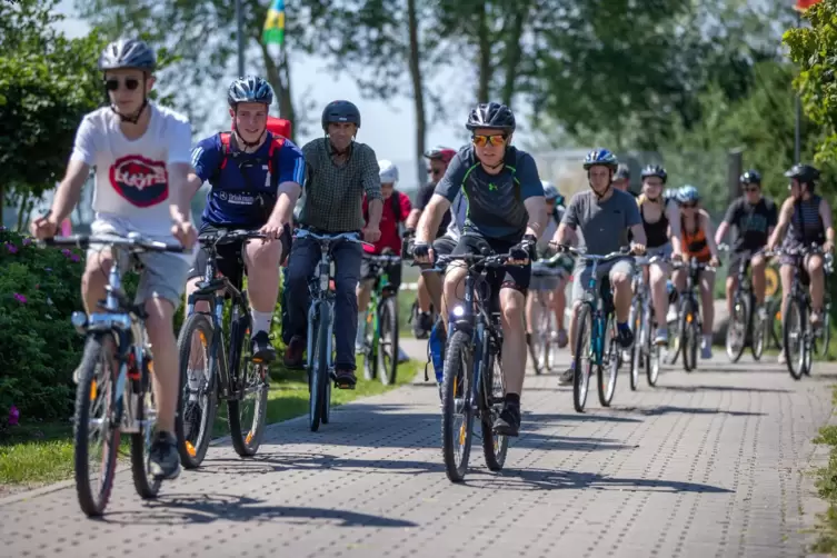 Gemeinsam in die Pedale treten: den Fahrrad Club gibt es in Frankenthal seit 20 Jahren.