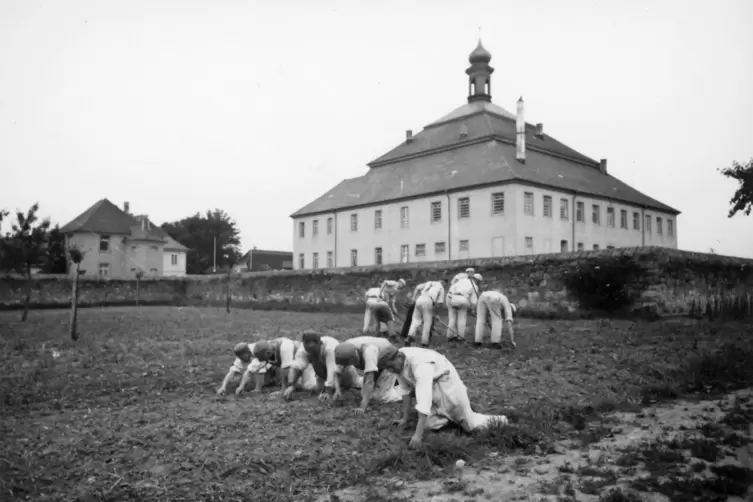 Historische Aufnahme KZ Kislau.