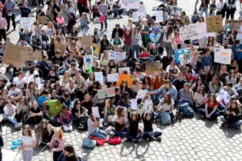 Zusammen für den Klimaschutz, hier ein Bild von 2019. 