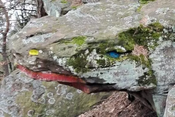 Am Felsenmeer bei der Kalmit