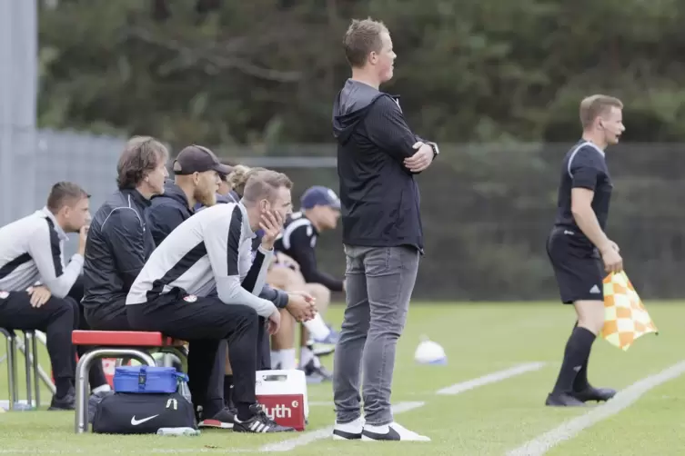 Der Aufwärtstrend seiner Mannschaft wurde gestoppt: Dennis Will, Trainer der FCK-U19.