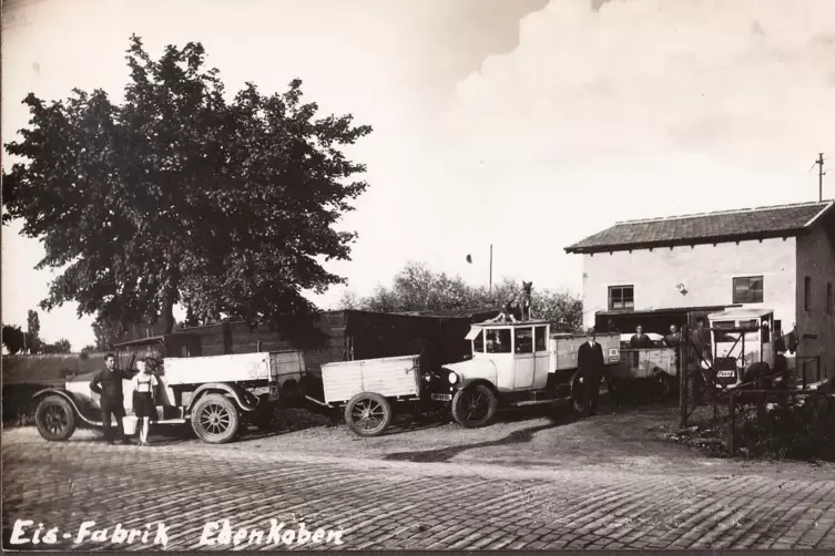 Die Eisfabrik an der Staatsstraße in Edenkoben. 