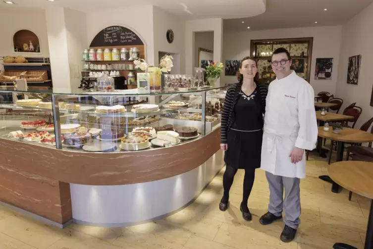 In der Gasstraße ist das Café Krummel seit 1925 Zuhause. In vierter Generation führt Martin Krummel den Betrieb mit Ehefrau Elis