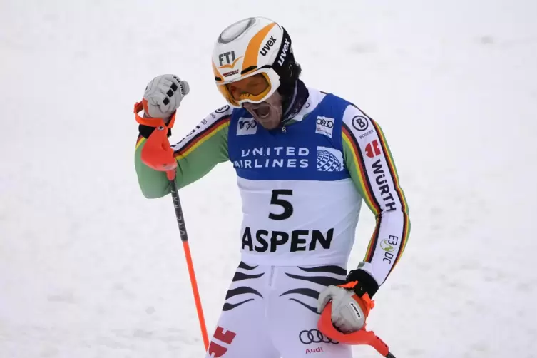 Deutscher Siegaspirant im Slalom: Linus Straßer. 