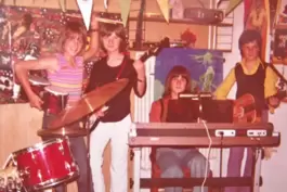  (Von links) Norbert Müller, Wolfgang Zachrau, Maria Hemm und Peter Steller waren fast noch Kinder, als sie ihre Band San Salvad