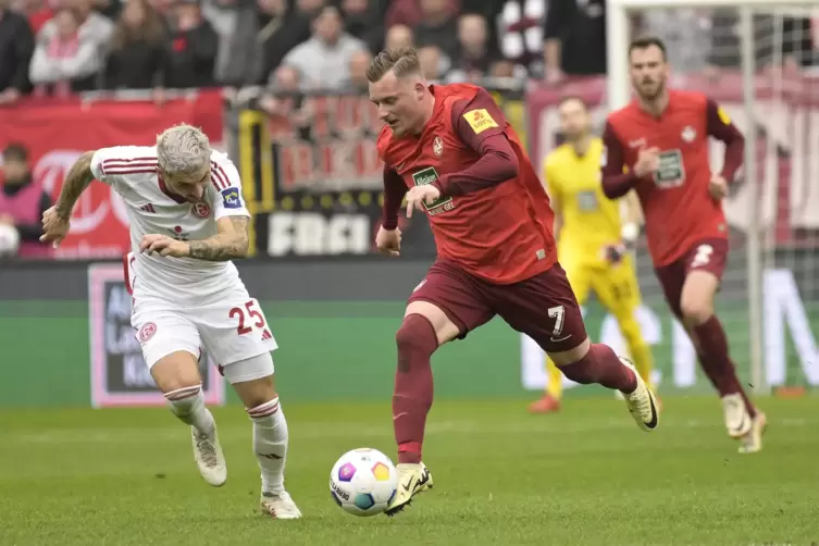 Brachte den FCK in Führung: Marlon Ritter (rechts).