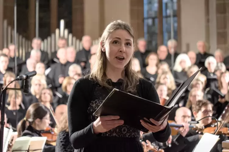 Brillierte beim Karfreitagskonzert in der Stiftskirche: Sopranistin Serena Hart. 