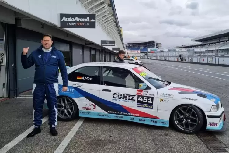 Andreas Müss feierte ein gelungenes Debüt im BMW Challenge Cup in Hockenheim. 