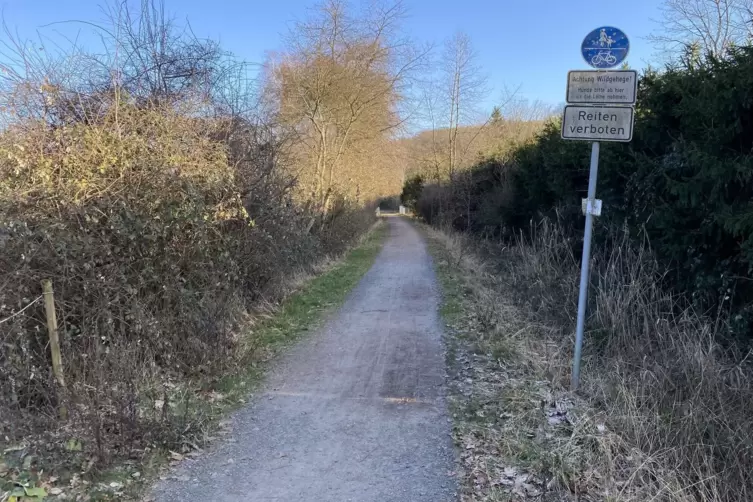 Der Radweg soll asphaltiert werden und damit besser befahrbar sein. 