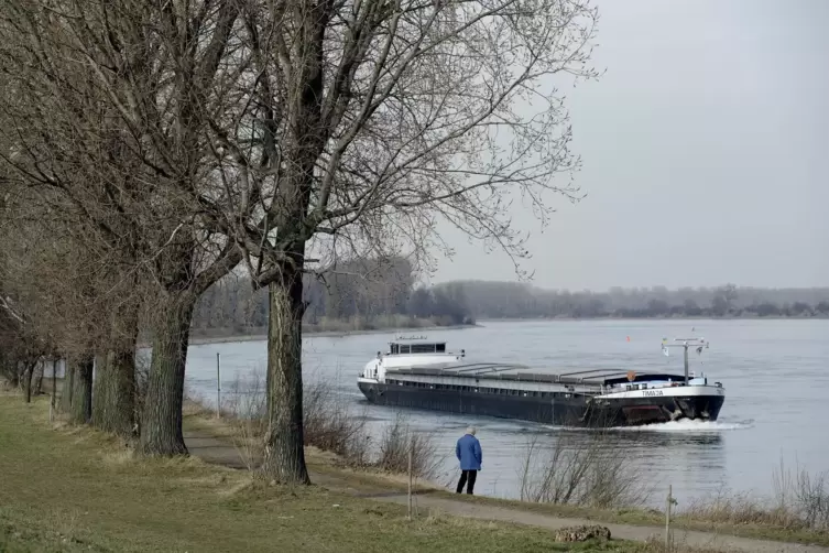 Heute internationale Wasserstraße, schon im 19. Jahrhundert umkämpfter Transportweg: der Rhein. 