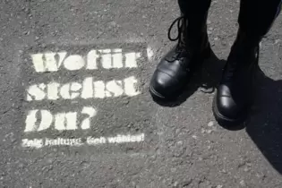 Bereits im Vorfeld der Europawahl 2019 wurde auf Demonstrationen, hier in Leipzig, dazu aufgerufen, wählen zu gehen.