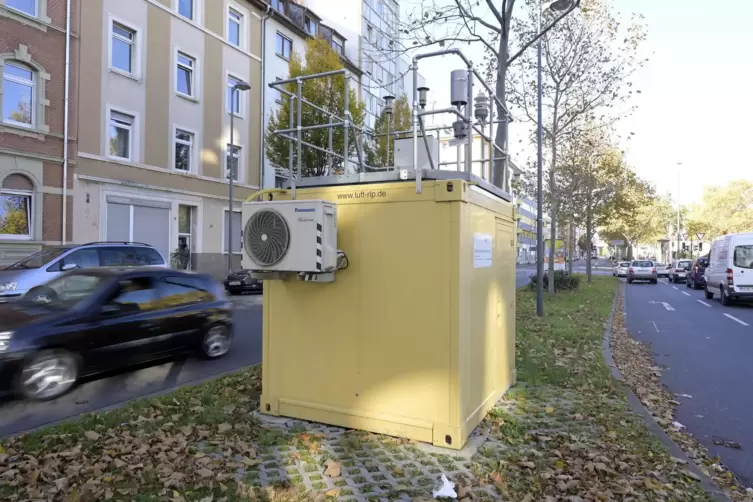 Eine Messstation steht in der Heinigstraße.