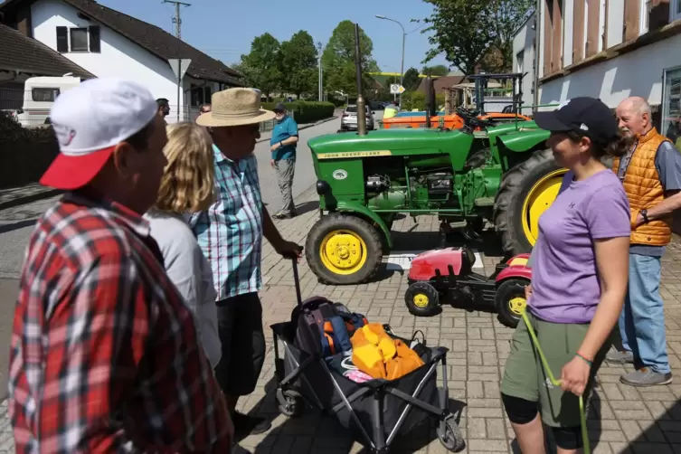 In Fockenberg-Limbach werden erneut Schlepper ausgestellt. 