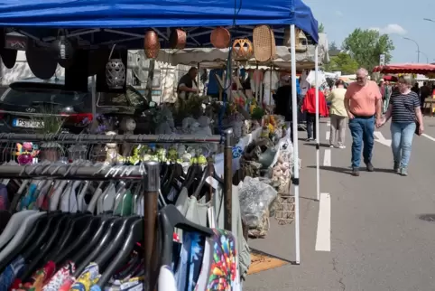 Der Krämermarkt profitierte von gutem Wetter. 