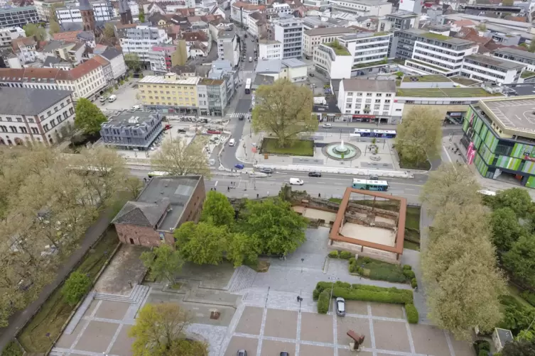 Die neue Stadtmitte von Kaiserslautern.