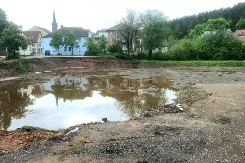 So schnell wird hier kein Seniorenheim stehen. Um das zu bauen, hatte die Gemeinde Waldfischbach-Burgalben der Schenk-Gruppe, di