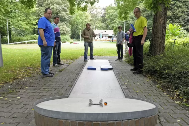 Der Ligaspielbetrieb des 1. MGC Ludwigshafen kann derzeit stattfinden, für den Publikumsverkehr ist die Anlage aber geschlossen.