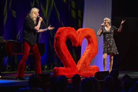 Gunzi Heil und Annette Postel sorgten für beste Stimmung. 