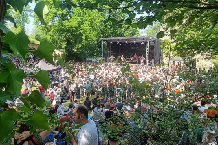 Kulturfest im Grünen: das „Open Ohr“ vor einem Jahr.