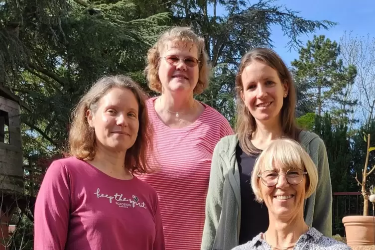 Ansprechpartner der Zöliakie-Gruppe (von links): Silvia Keller, Ulrike Oelhoff, Mira-Carina Hufft und Claudia Simone.