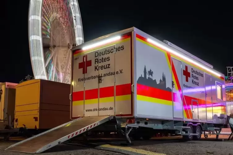 Die Sanitätsstation kommt zum Beispiel bei den großen Festen wie Mai- und Herbstmarkt zum Einsatz. 