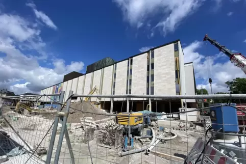 So sieht es derzeit auf der Baustelle des Nationaltheaters aus. 