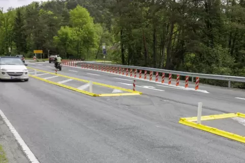 Eine Querungshilfe soll den Weg über die B270 für Radfahrer und Fußgänger sicherer machen. 