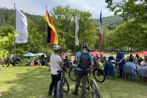 Beim Radlertag 2023 waren ewa 10.000 Teilnehmer auf Straßen und Wegen im Dahner Felsenland und im Elsass unterwegs. 