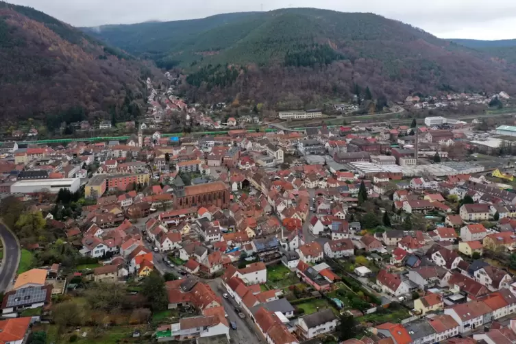 Lambrecht aus der Vogelperspektive.