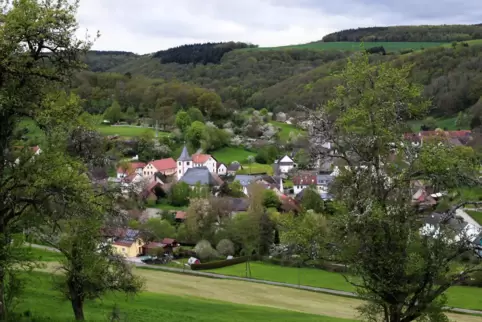 Blick auf Kappeln: Rund 200 Einwohner zählt der Ort. 