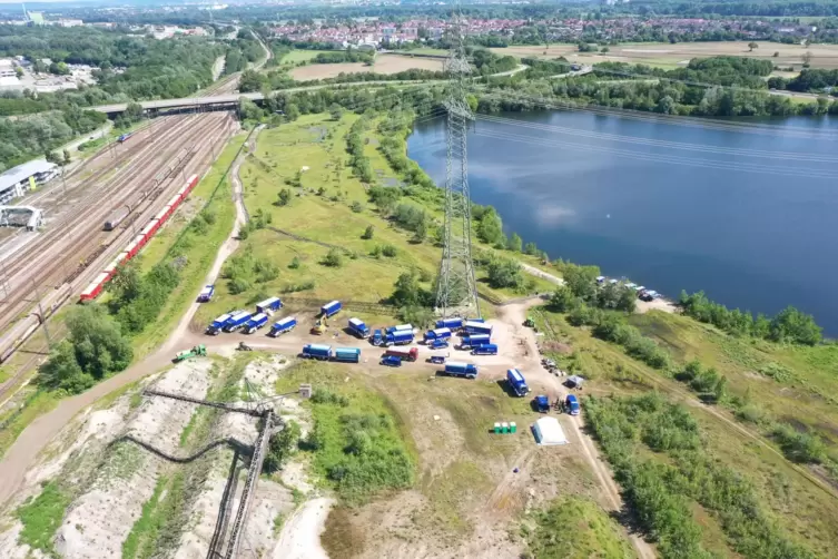 Die Station des THW am Schauffele-See ist nicht die einzige.