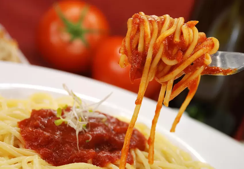 Perfekt für Spaghetti: Tomatensoße.