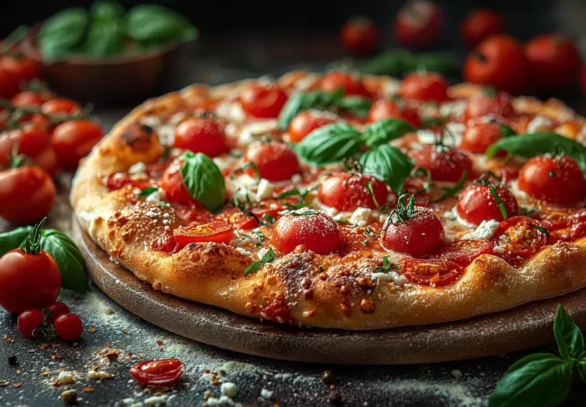Ohne Tomaten kaum denkbar: Pizza.