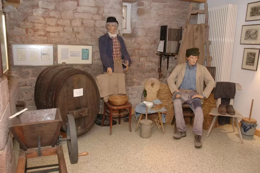 Erinnert an die traditionelle Fertigung von »Beerewei(n)«: Museum in Eulenbis.