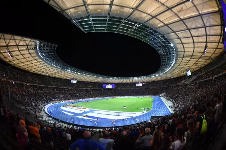 Seit 1985 wird im Berliner Olympiastadion das DFB-Pokalfinale ausgetragen. 