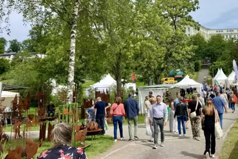 Am Sonntag herrschte großer Andrang auf der Messe. 