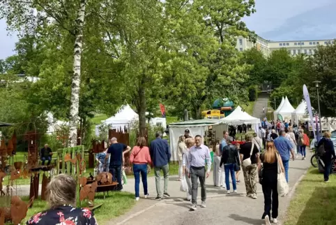 Lebensart im Strecktalpark Pirmasens. 