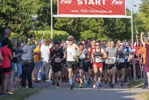 In Gommersheim geht’s los: Im vergangenen Jahr erreichten 400 Sportler im Gäulauf das Ziel.