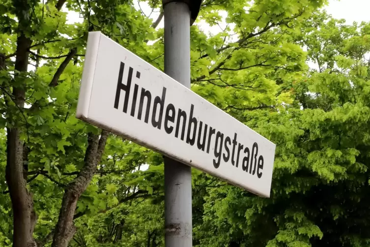 Die Hindenburgstraße in Landau soll umbenannt werden. 