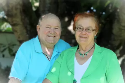 An einem wunderschönen Maitag vor 60 Jahren gaben sich Andre und Mathilde Striebig das Ja-Wort.