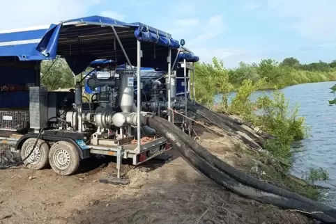 Einen aufwendigen Einsatz hatten die Hauensteiner THW-Helfer beim Hochwasser in Wörth zu bewältigen. Sie versorgten die Großpump