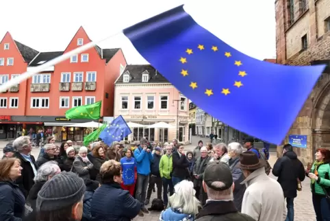 Kundgebung: Pulse of Europe 2019 in Speyer.