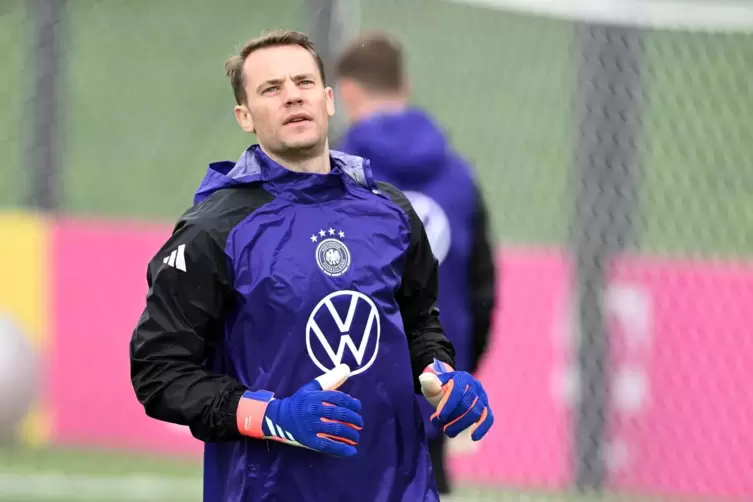 Manuel Neuer im Training. 