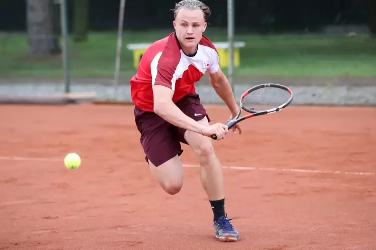 Kämpfer vor dem Herrn: Maxim Sedelnikov vom TC Weiss-Rot Speyer.