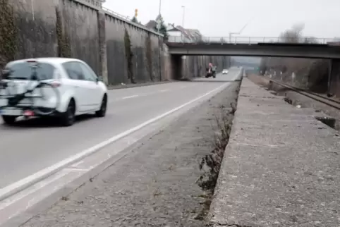 „Autofahrern, die entlang des Bahneinschnitts durch unsere Stadt fahren, bietet sich kein schöner Anblick“, findet die SPD.