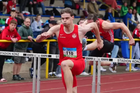 Sicherte sich den Sieg über 110 Meter Hürden: Moritz Heene.