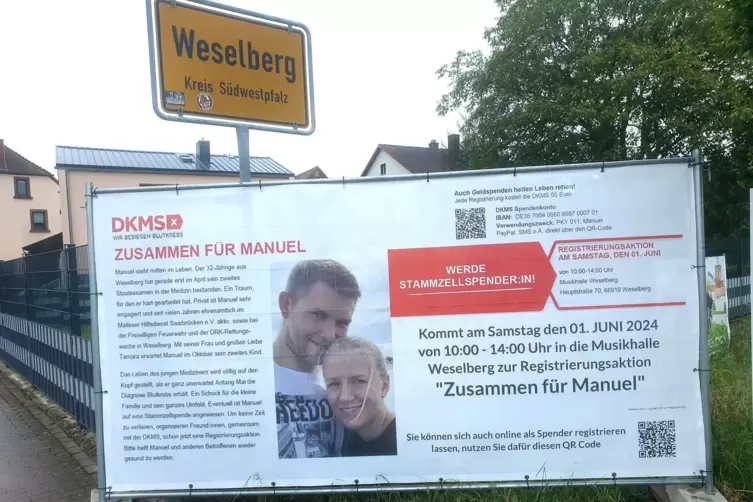 Ein Ort engagiert sich für einen Freund und Mitbürger. 