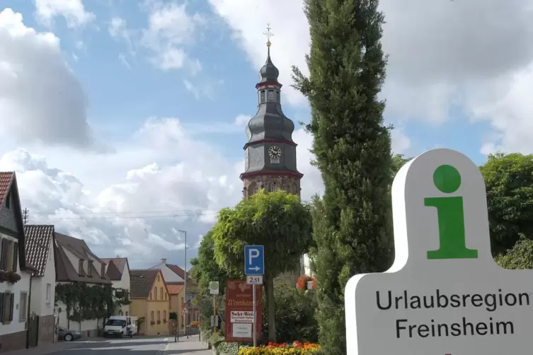 Ist bereits Geschichte: der i-Punkt in Kallstadt. 