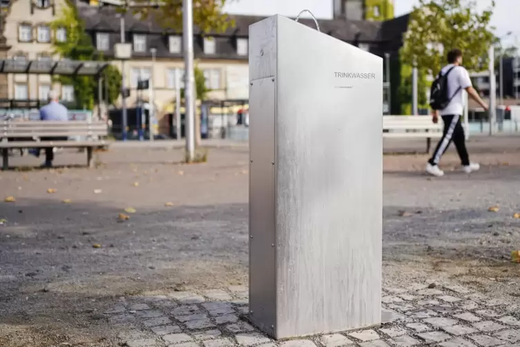 Freier Zugang zu Trinkwasser: So oder ähnlich wie hier in Mannheim könnte der neue Spender in Frankenthal aussehen. 