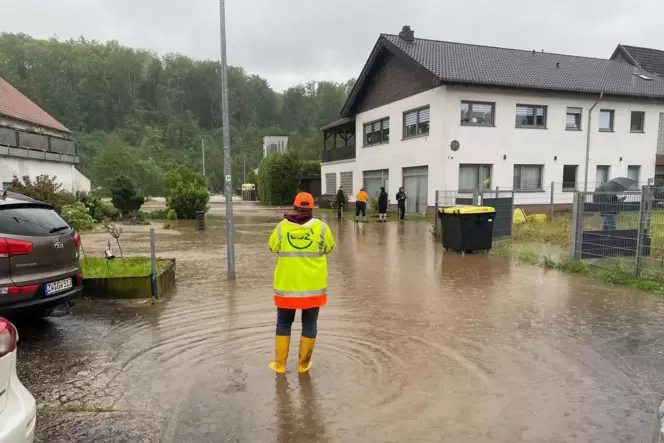 Land unter hieß es am 17. Mai in Mittelbach.